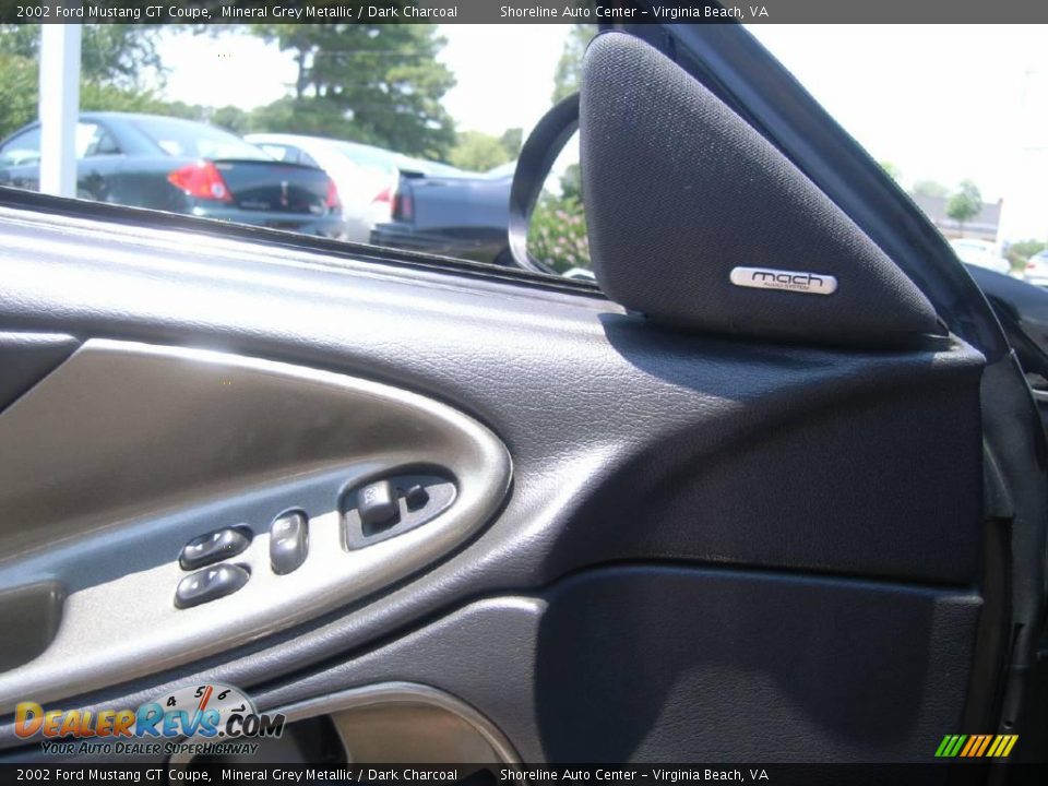 2002 Ford Mustang GT Coupe Mineral Grey Metallic / Dark Charcoal Photo #9