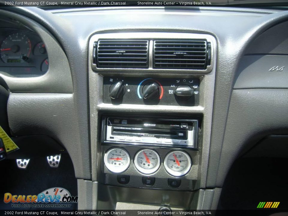 2002 Ford Mustang GT Coupe Mineral Grey Metallic / Dark Charcoal Photo #20