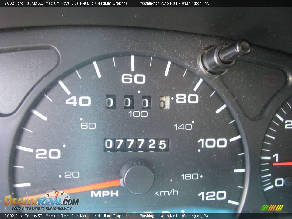 2002 Ford Taurus SE Medium Royal Blue Metallic / Medium Graphite Photo #20