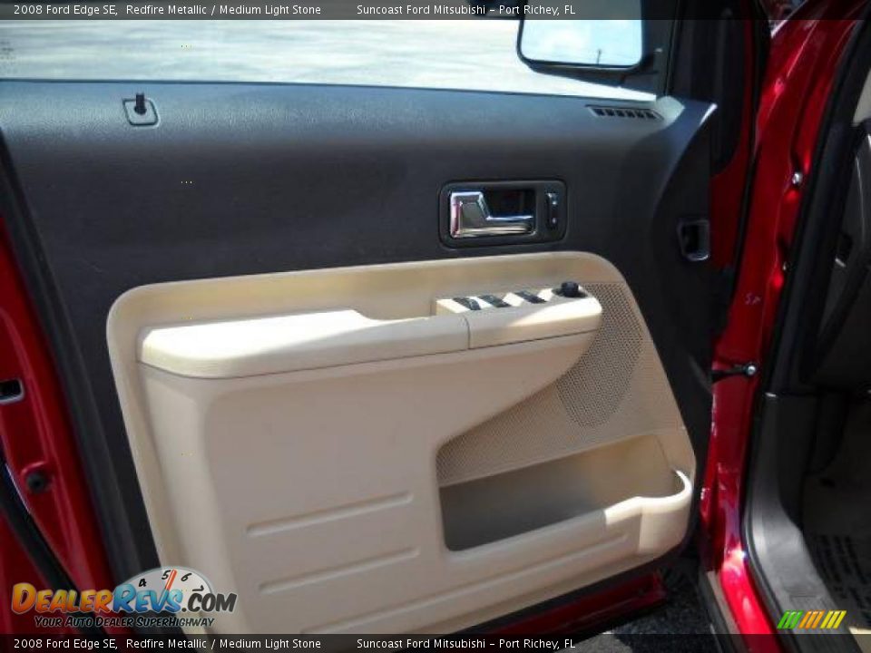 2008 Ford Edge SE Redfire Metallic / Medium Light Stone Photo #5