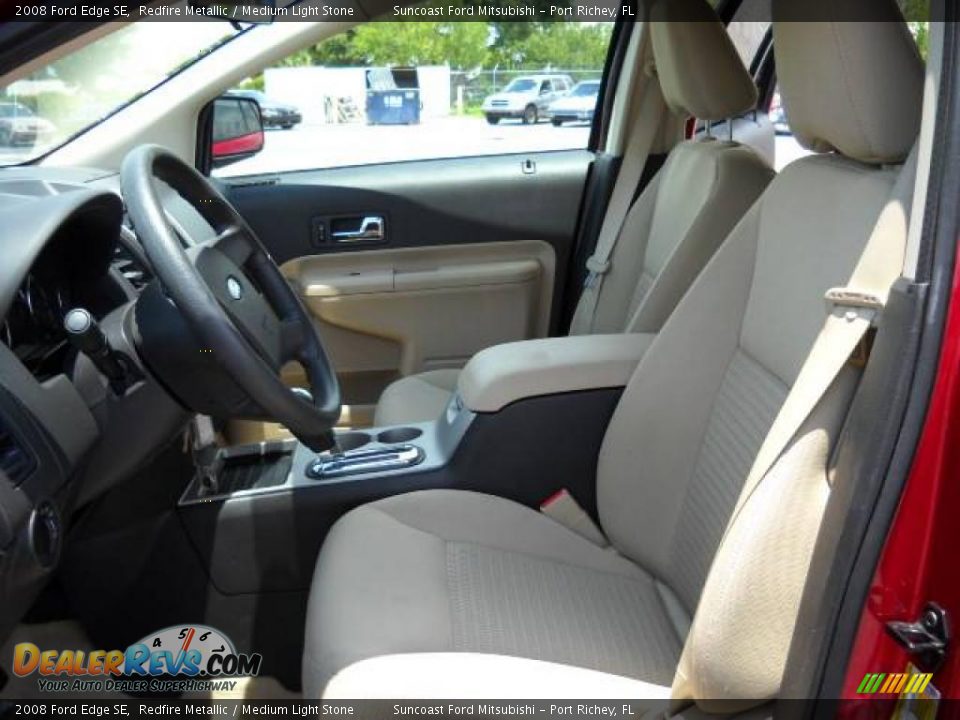 2008 Ford Edge SE Redfire Metallic / Medium Light Stone Photo #6