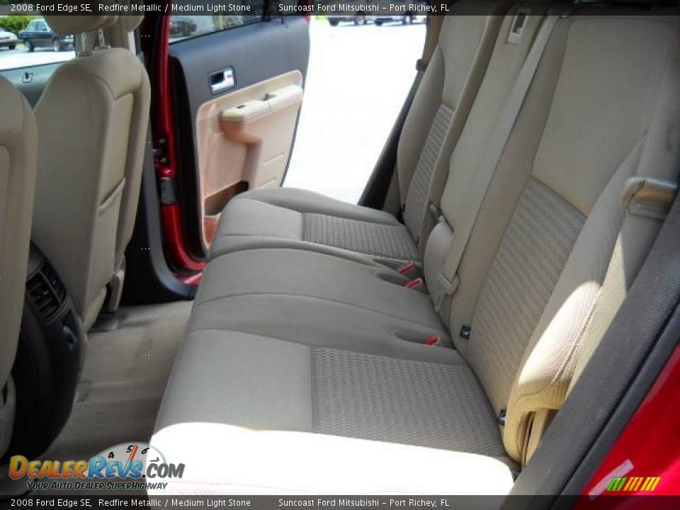 2008 Ford Edge SE Redfire Metallic / Medium Light Stone Photo #7