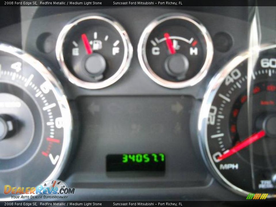 2008 Ford Edge SE Redfire Metallic / Medium Light Stone Photo #8