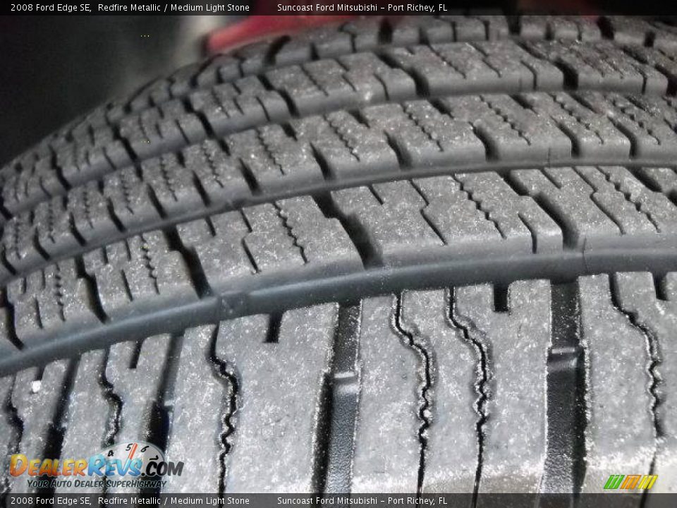 2008 Ford Edge SE Redfire Metallic / Medium Light Stone Photo #9