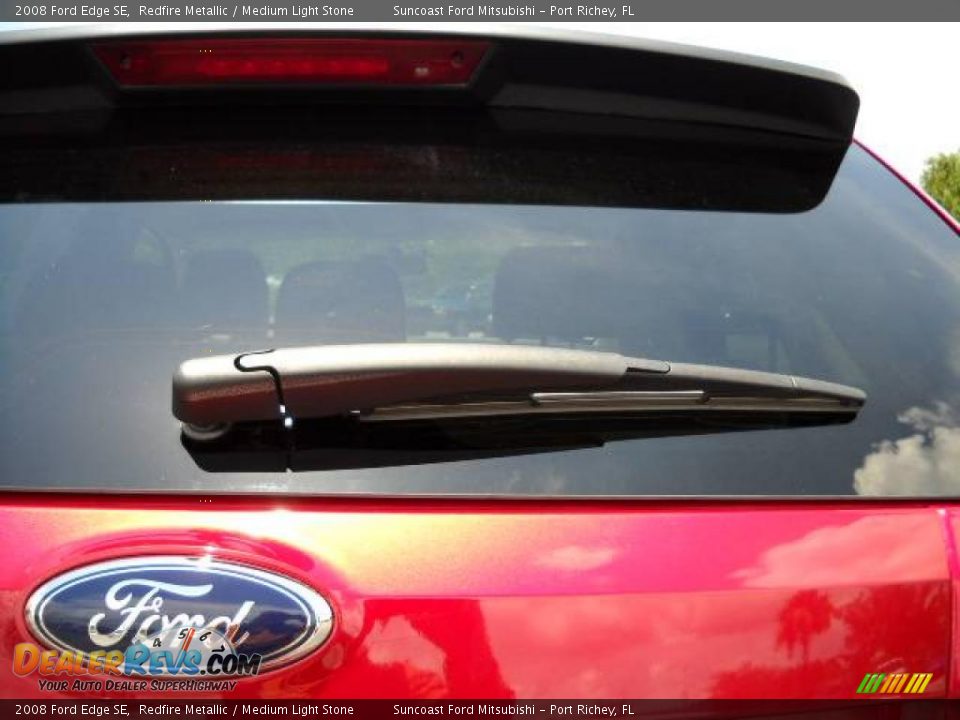 2008 Ford Edge SE Redfire Metallic / Medium Light Stone Photo #14