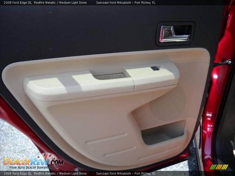 2008 Ford Edge SE Redfire Metallic / Medium Light Stone Photo #17