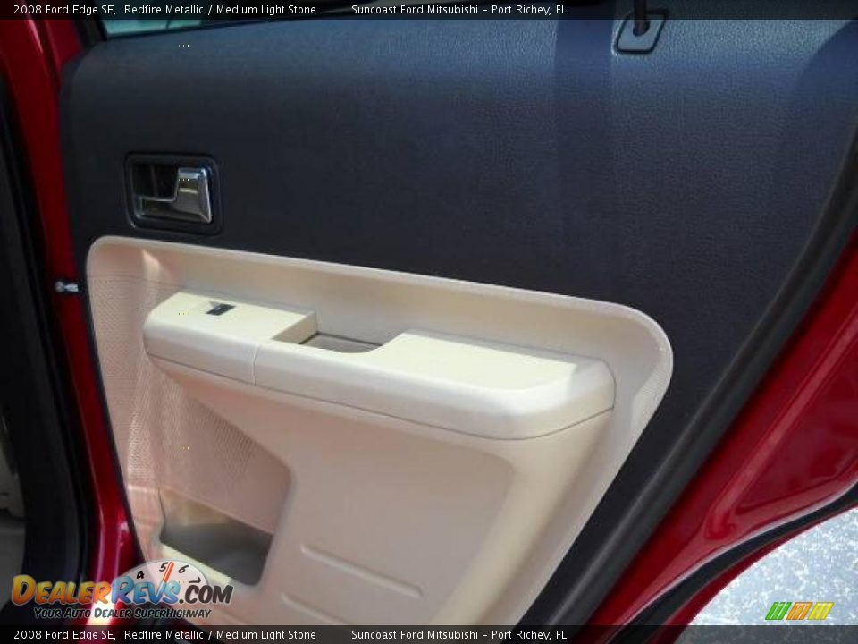 2008 Ford Edge SE Redfire Metallic / Medium Light Stone Photo #19