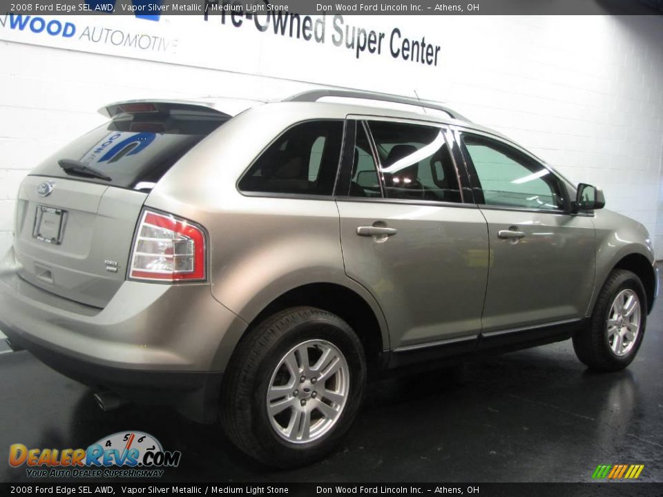 2008 Ford Edge SEL AWD Vapor Silver Metallic / Medium Light Stone Photo #5