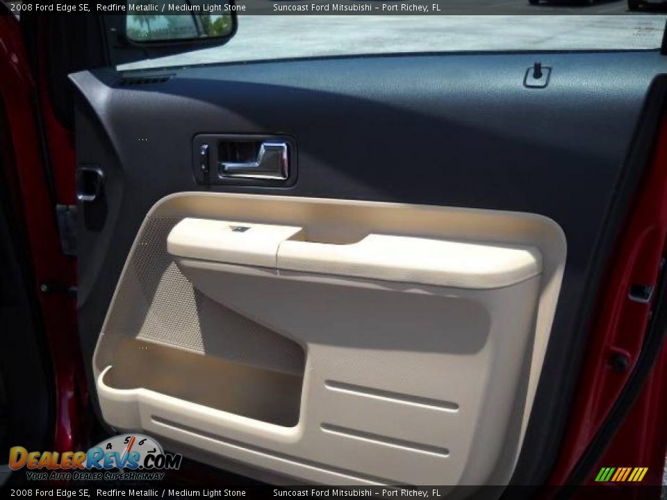 2008 Ford Edge SE Redfire Metallic / Medium Light Stone Photo #21