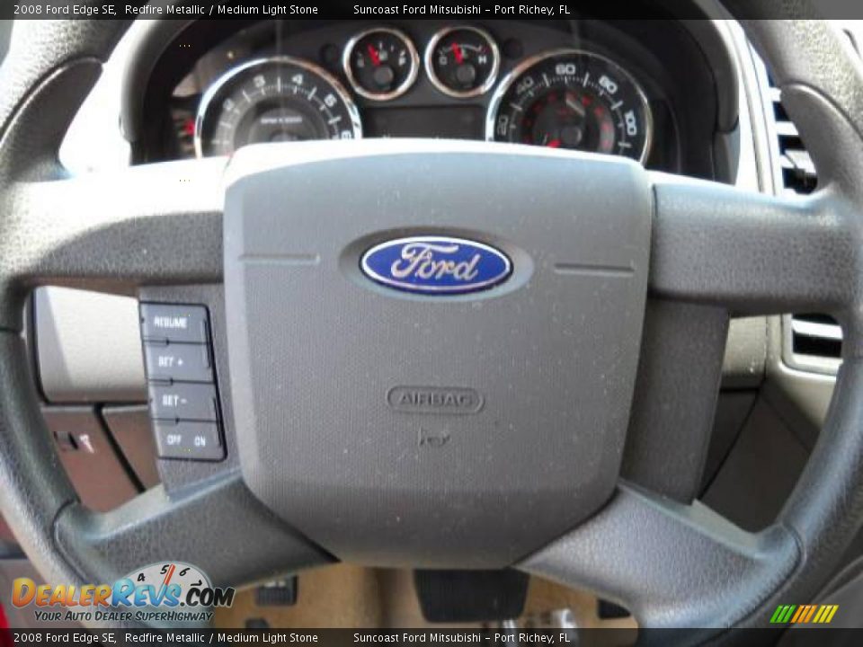 2008 Ford Edge SE Redfire Metallic / Medium Light Stone Photo #23