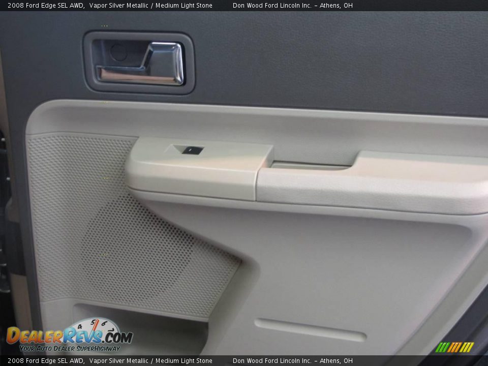 2008 Ford Edge SEL AWD Vapor Silver Metallic / Medium Light Stone Photo #9