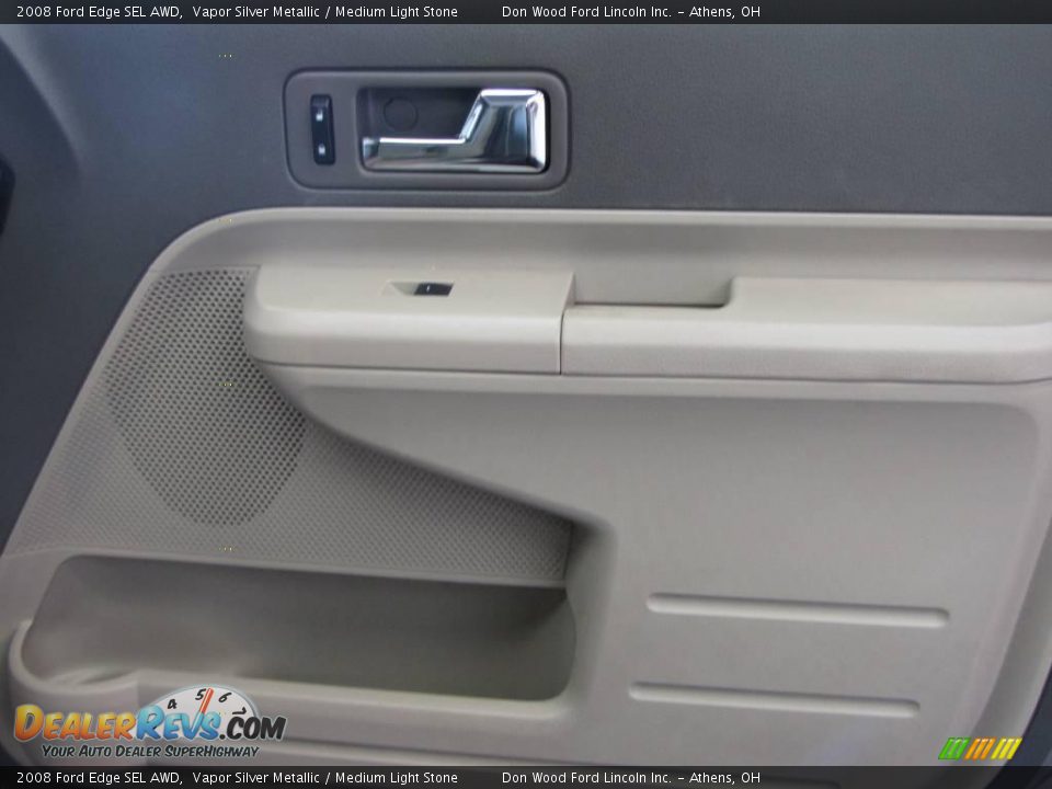 2008 Ford Edge SEL AWD Vapor Silver Metallic / Medium Light Stone Photo #10