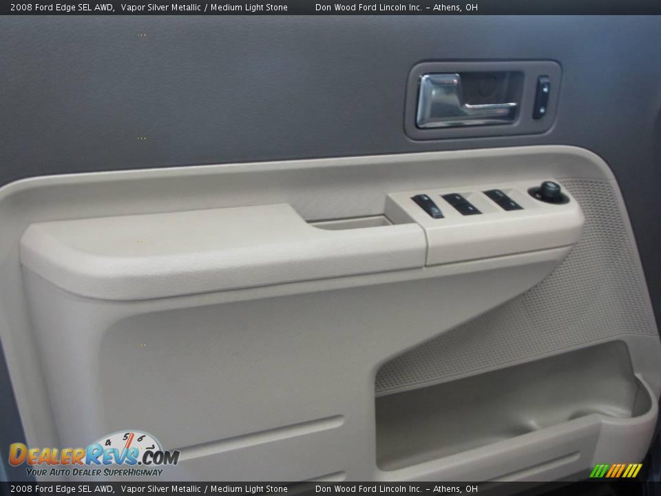2008 Ford Edge SEL AWD Vapor Silver Metallic / Medium Light Stone Photo #11
