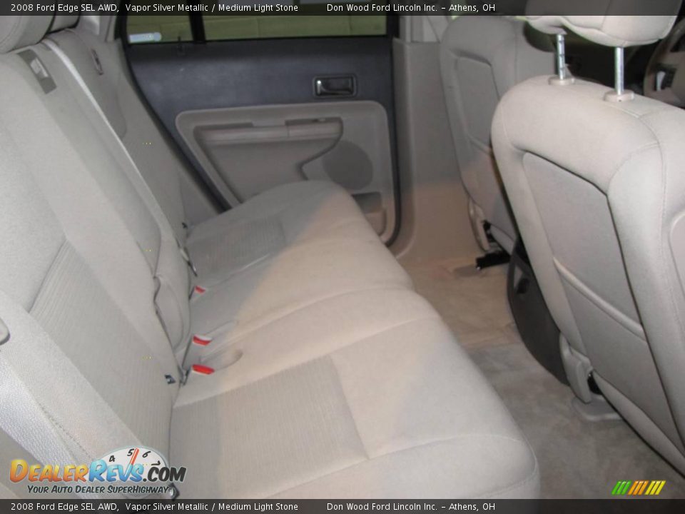 2008 Ford Edge SEL AWD Vapor Silver Metallic / Medium Light Stone Photo #13