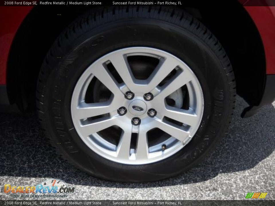 2008 Ford Edge SE Redfire Metallic / Medium Light Stone Photo #28