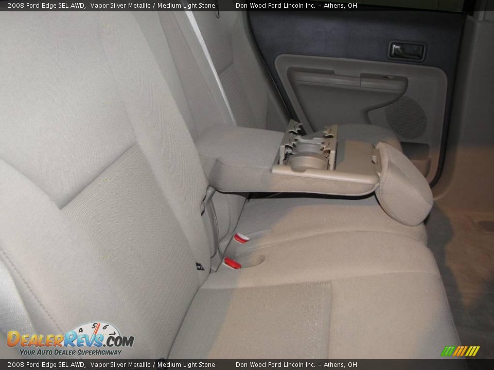 2008 Ford Edge SEL AWD Vapor Silver Metallic / Medium Light Stone Photo #14