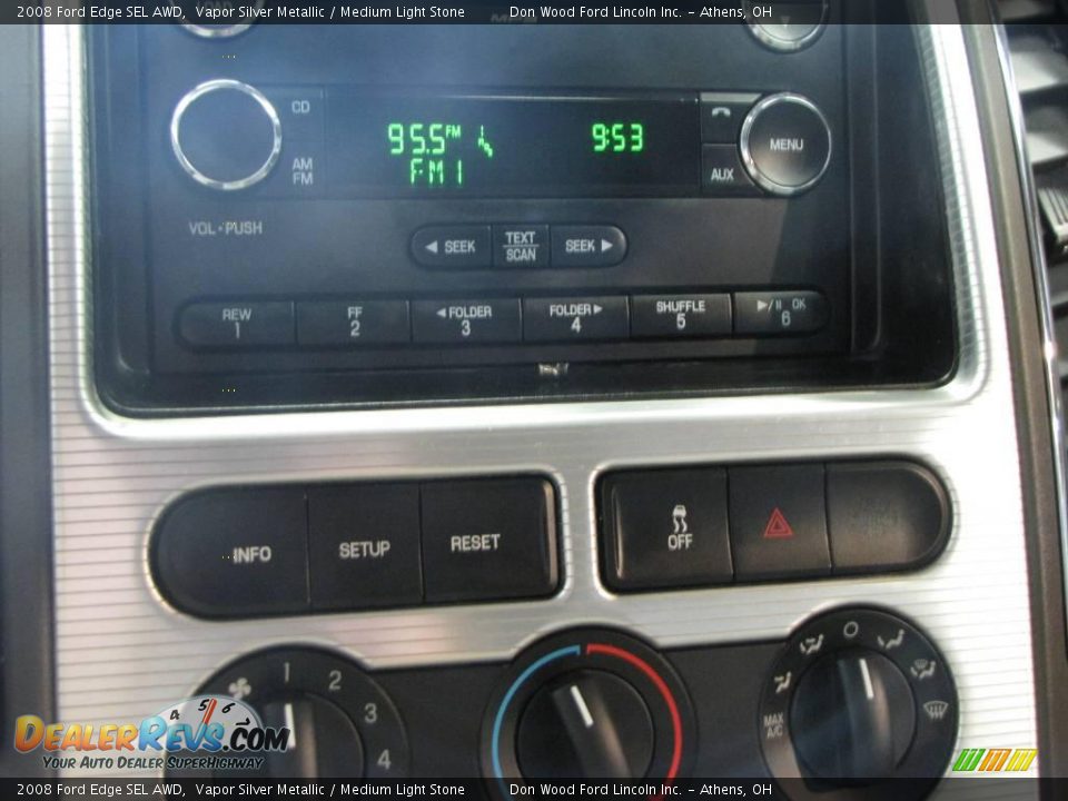 2008 Ford Edge SEL AWD Vapor Silver Metallic / Medium Light Stone Photo #19
