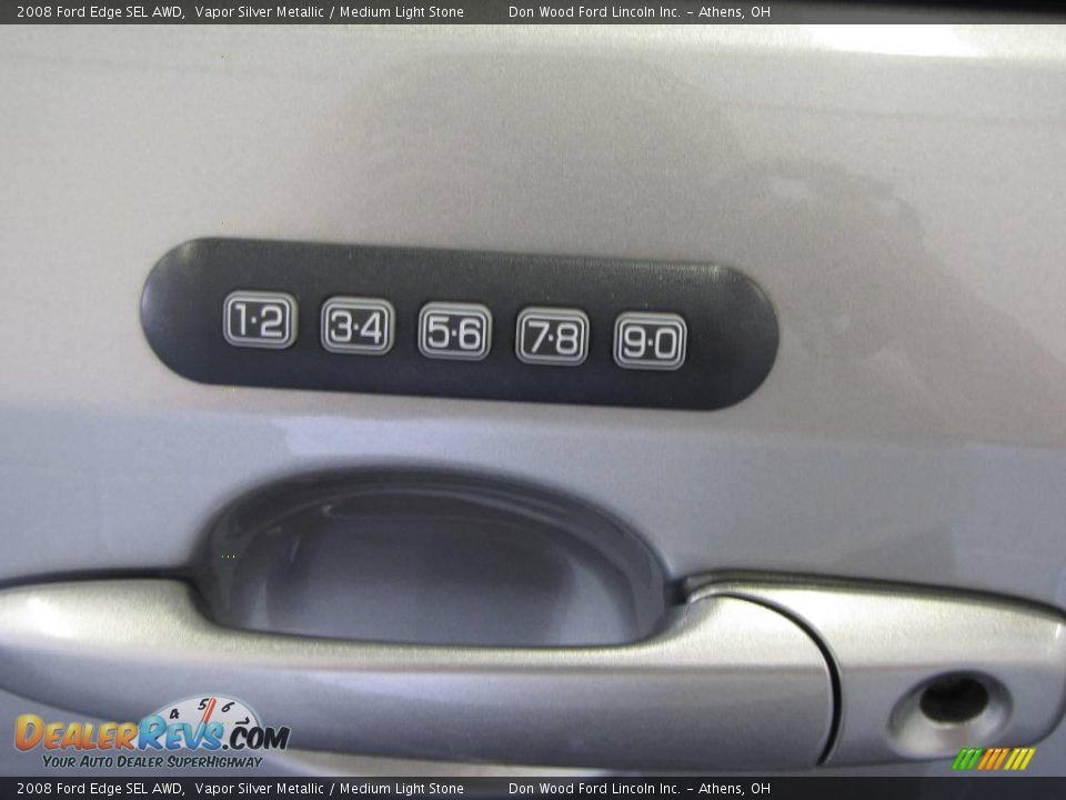 2008 Ford Edge SEL AWD Vapor Silver Metallic / Medium Light Stone Photo #20