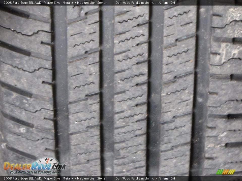 2008 Ford Edge SEL AWD Vapor Silver Metallic / Medium Light Stone Photo #24