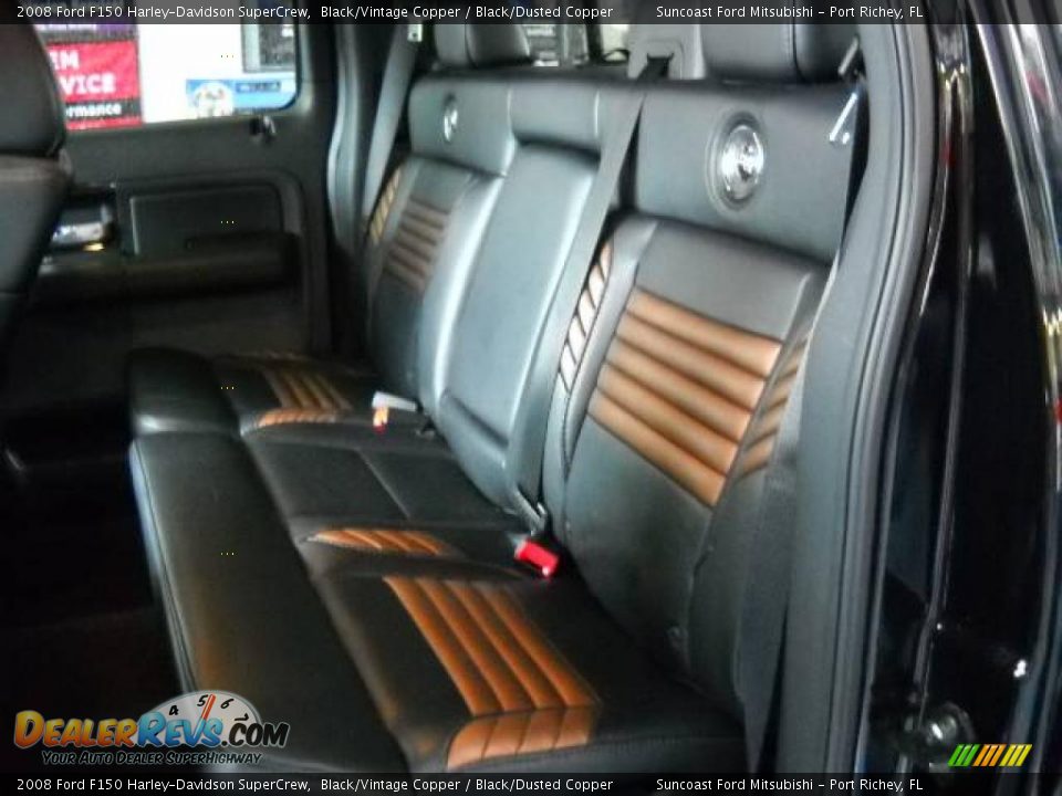 Rear Seat of 2008 Ford F150 Harley-Davidson SuperCrew Photo #7