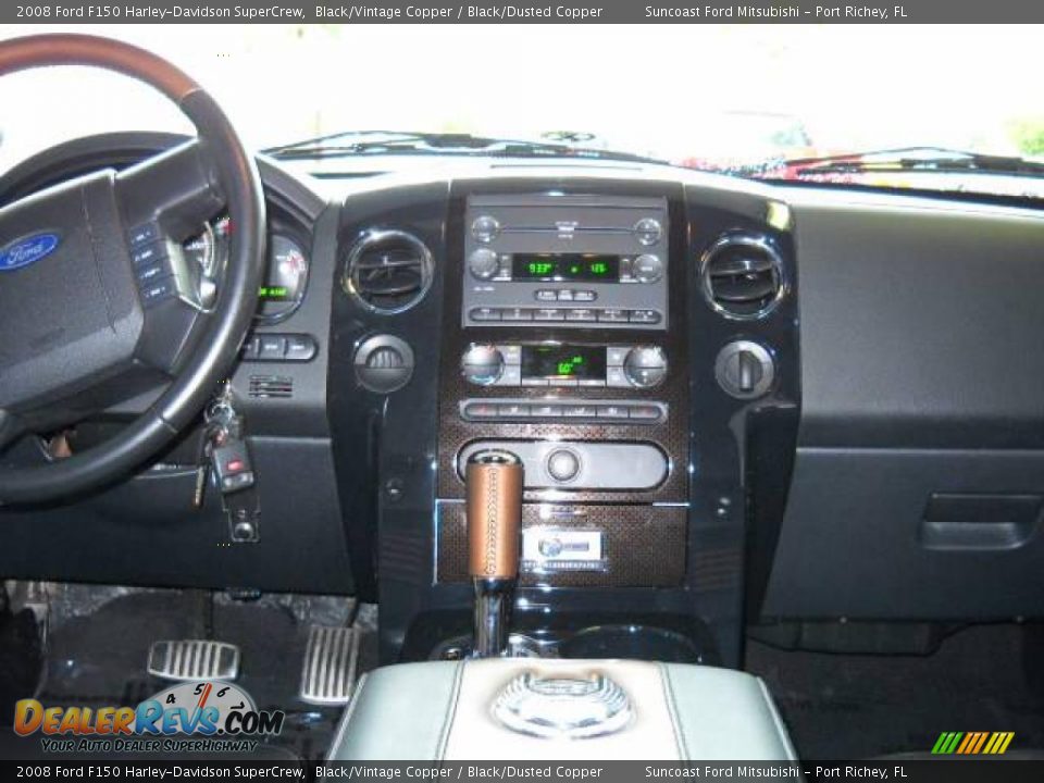 2008 Ford F150 Harley-Davidson SuperCrew Black/Vintage Copper / Black/Dusted Copper Photo #8