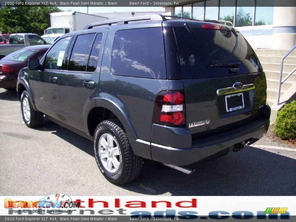 2010 Ford Explorer XLT 4x4 Black Pearl Slate Metallic / Black Photo #2