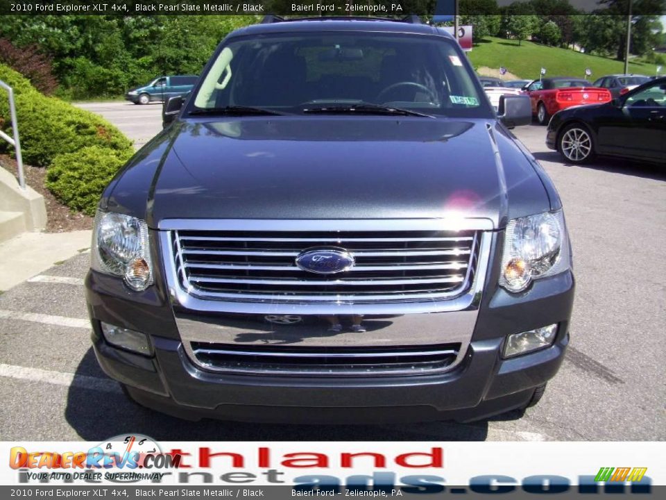 2010 Ford Explorer XLT 4x4 Black Pearl Slate Metallic / Black Photo #6