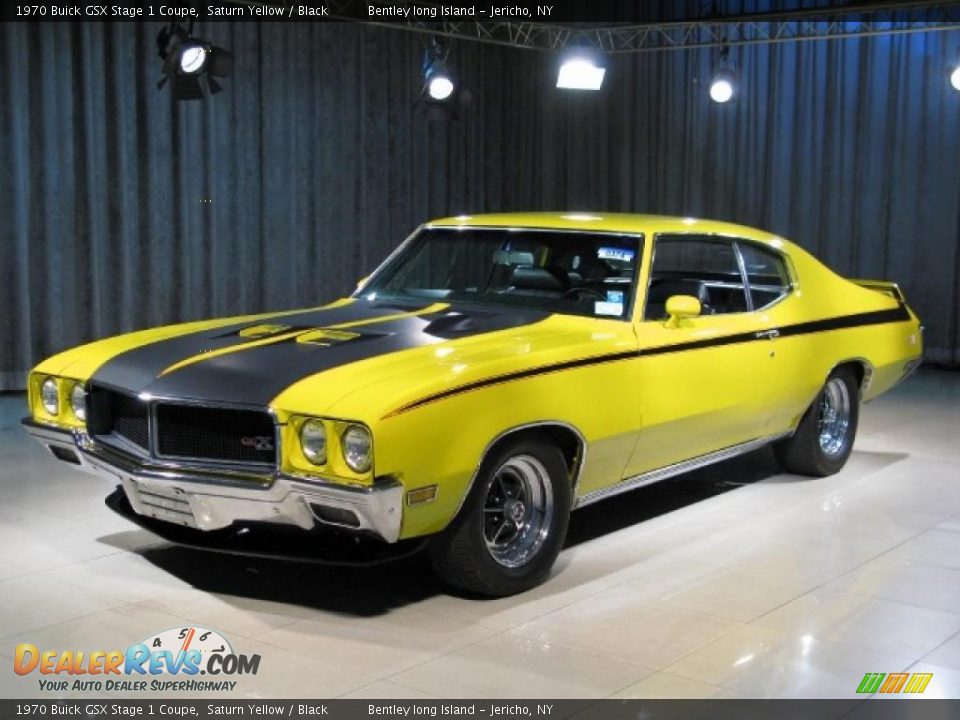 1970 Buick GSX Stage 1 Coupe Saturn Yellow / Black Photo #1