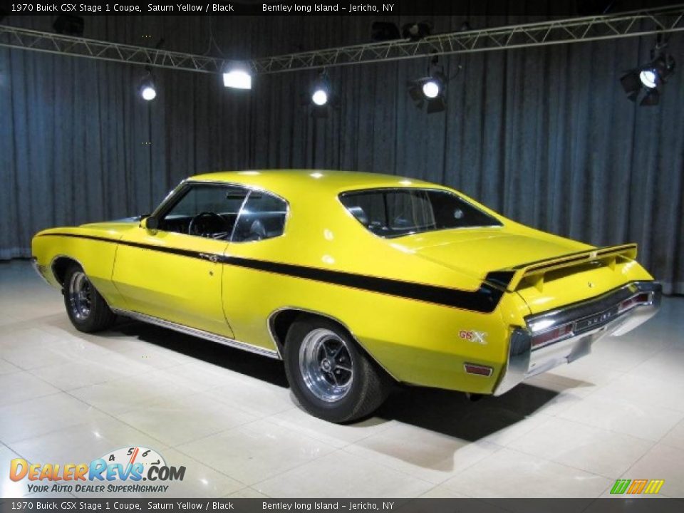 1970 Buick GSX Stage 1 Coupe Saturn Yellow / Black Photo #2