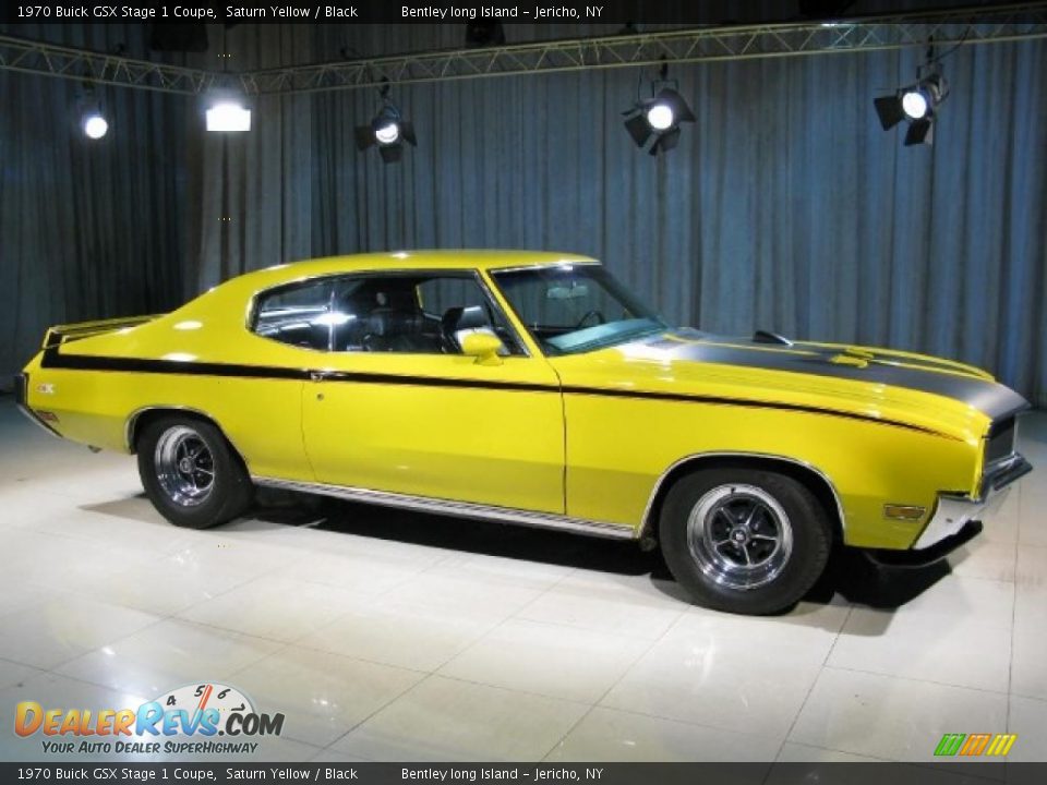 1970 Buick GSX Stage 1 Coupe Saturn Yellow / Black Photo #3