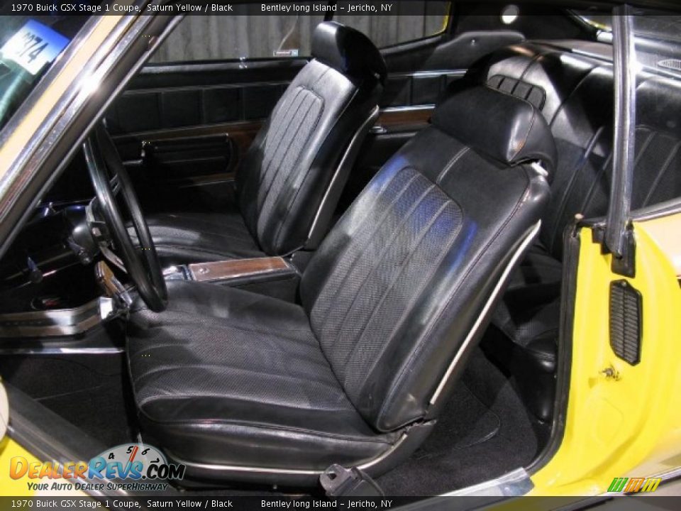 1970 Buick GSX Stage 1 Coupe Saturn Yellow / Black Photo #5