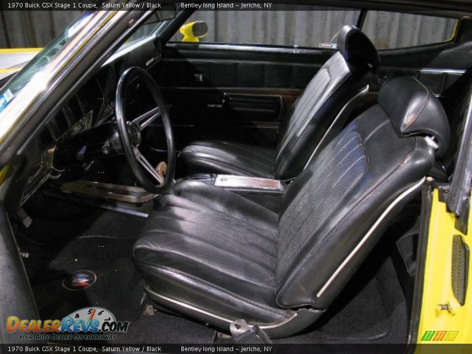 1970 Buick GSX Stage 1 Coupe Saturn Yellow / Black Photo #6