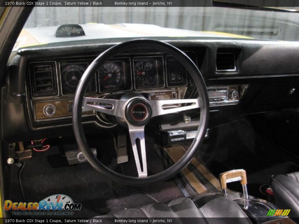 1970 Buick GSX Stage 1 Coupe Saturn Yellow / Black Photo #8