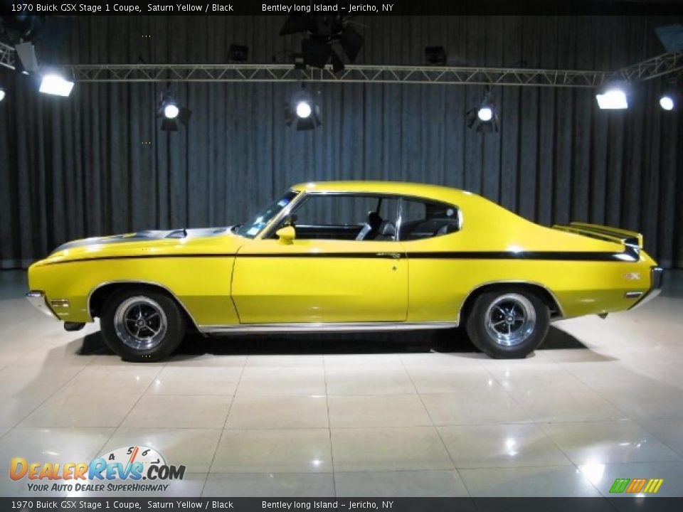 1970 Buick GSX Stage 1 Coupe Saturn Yellow / Black Photo #19