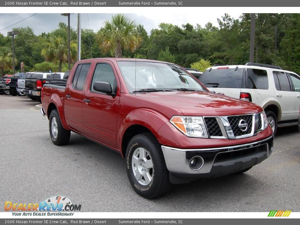 2006 Nissan Frontier SE Crew Cab Red Brawn / Desert Photo #1