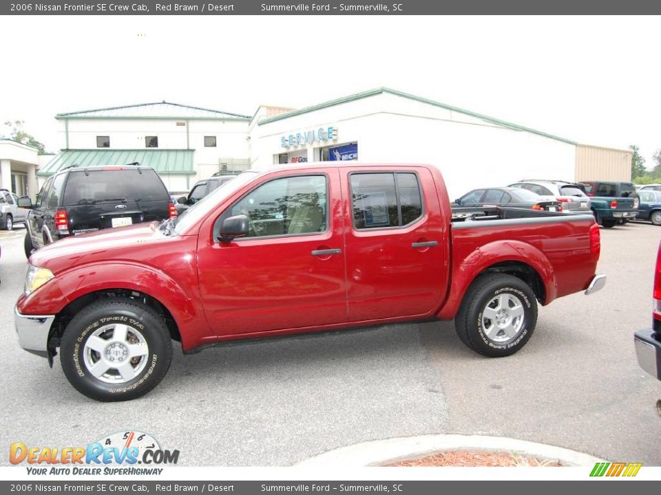 2006 Nissan Frontier SE Crew Cab Red Brawn / Desert Photo #2
