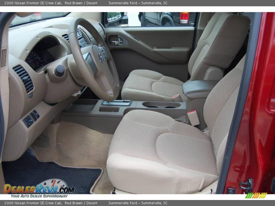 2006 Nissan Frontier SE Crew Cab Red Brawn / Desert Photo #4