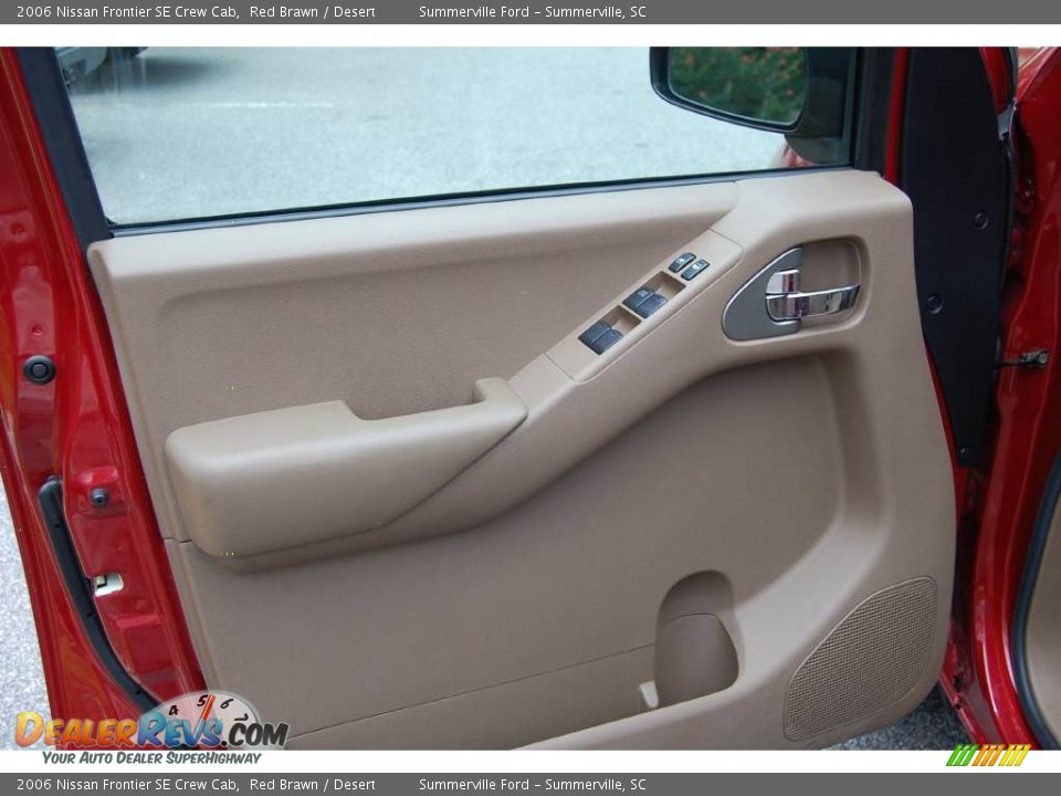 2006 Nissan Frontier SE Crew Cab Red Brawn / Desert Photo #5