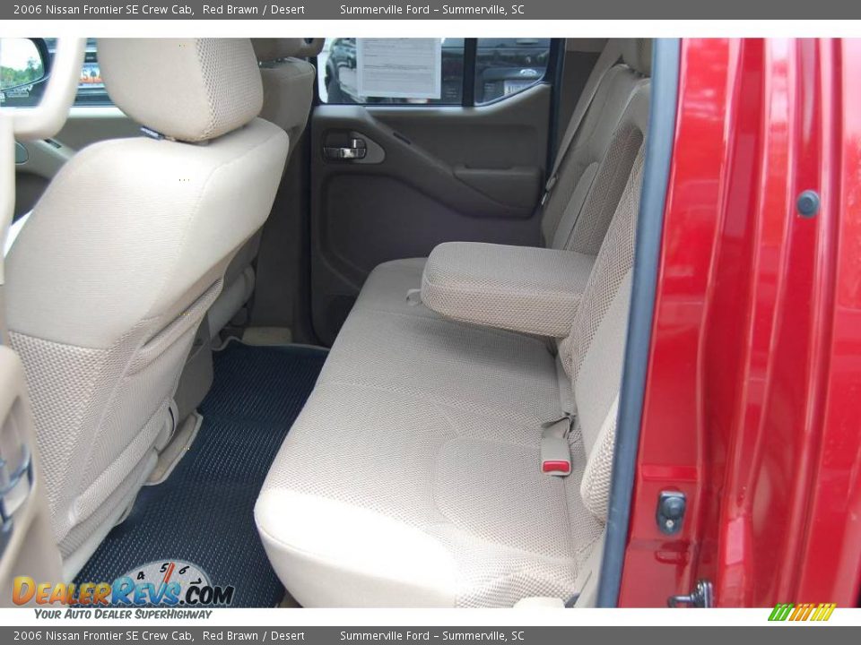 2006 Nissan Frontier SE Crew Cab Red Brawn / Desert Photo #6