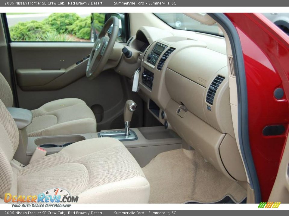 2006 Nissan Frontier SE Crew Cab Red Brawn / Desert Photo #9