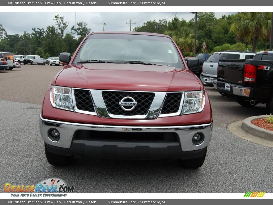 2006 Nissan Frontier SE Crew Cab Red Brawn / Desert Photo #12