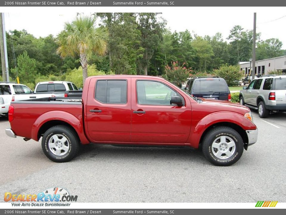2006 Nissan Frontier SE Crew Cab Red Brawn / Desert Photo #13