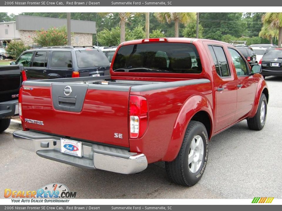 2006 Nissan Frontier SE Crew Cab Red Brawn / Desert Photo #14