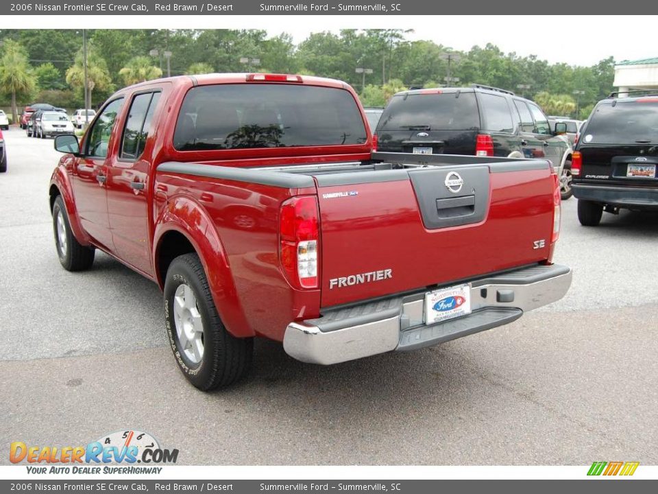 2006 Nissan Frontier SE Crew Cab Red Brawn / Desert Photo #16