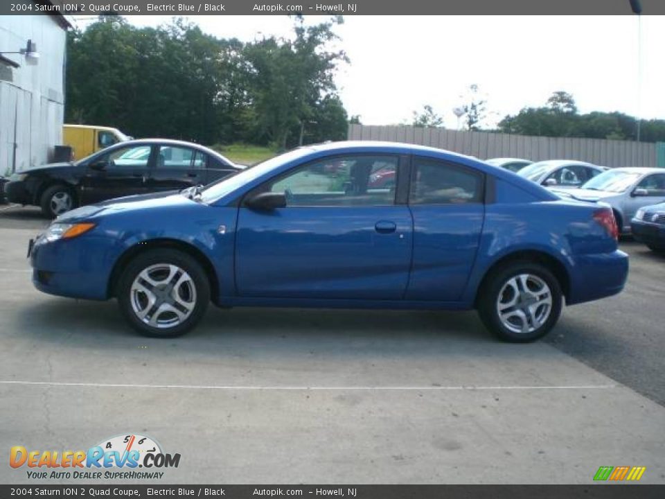 2004 Saturn ION 2 Quad Coupe Electric Blue / Black Photo #4
