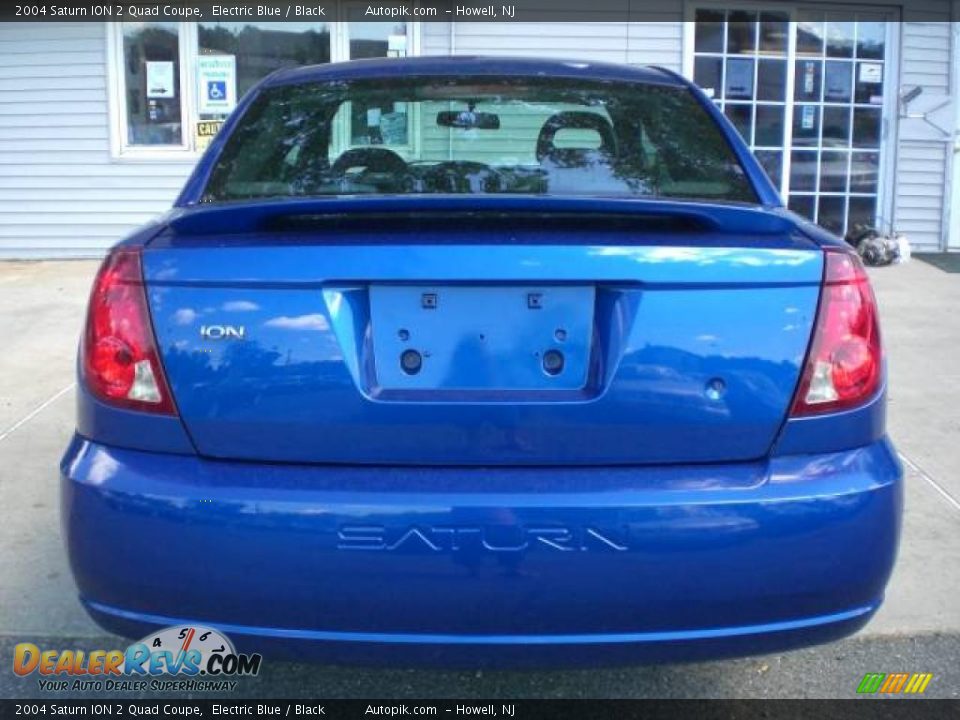 2004 Saturn ION 2 Quad Coupe Electric Blue / Black Photo #6