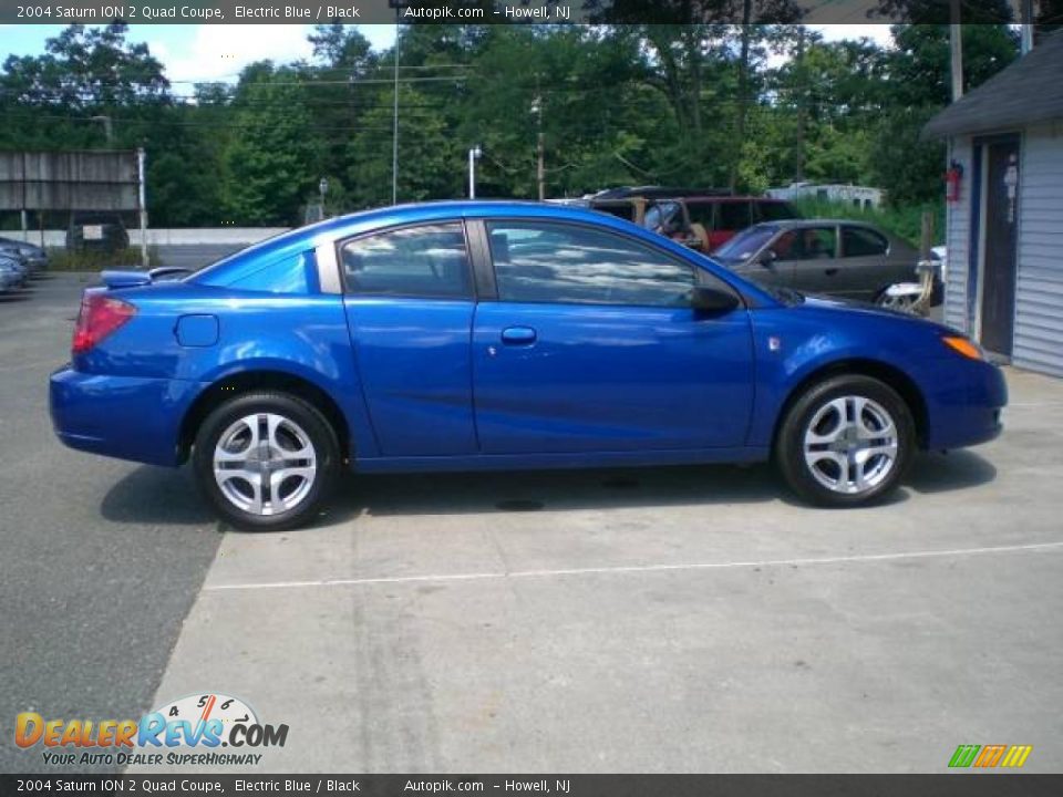 2004 Saturn ION 2 Quad Coupe Electric Blue / Black Photo #8