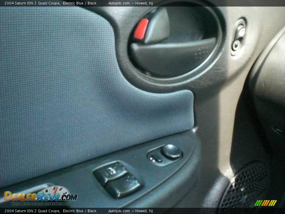 2004 Saturn ION 2 Quad Coupe Electric Blue / Black Photo #15