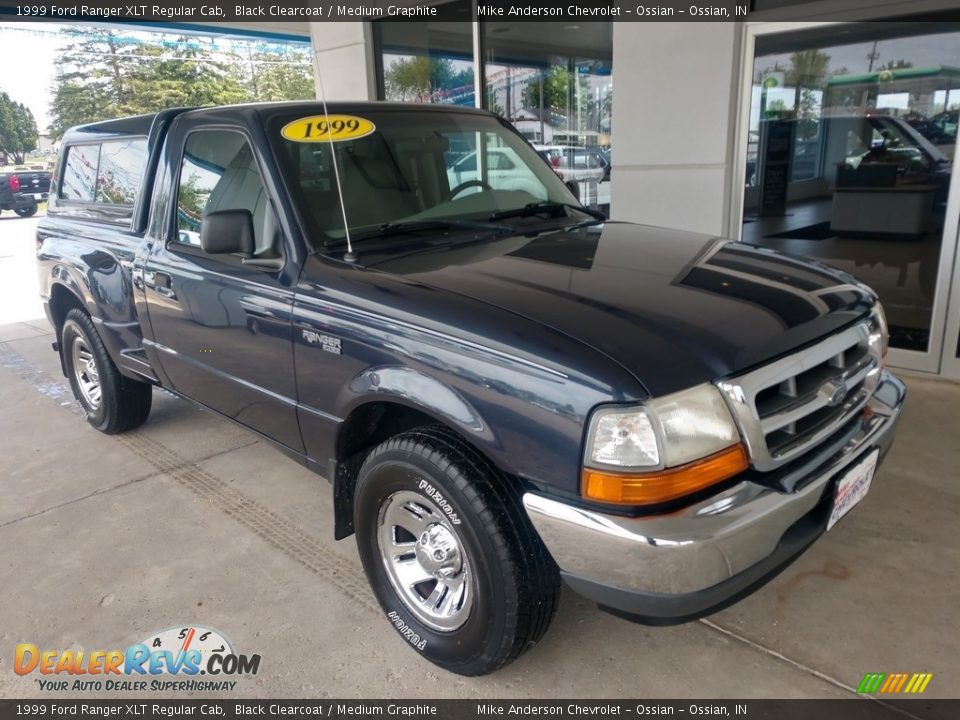 Front 3/4 View of 1999 Ford Ranger XLT Regular Cab Photo #2