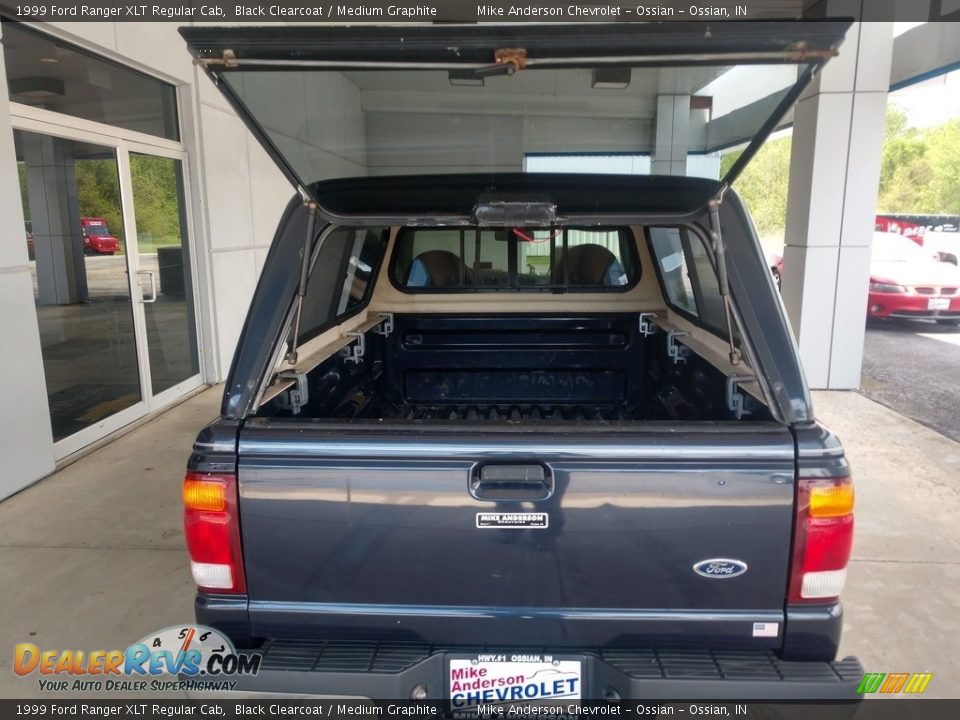 1999 Ford Ranger XLT Regular Cab Black Clearcoat / Medium Graphite Photo #6